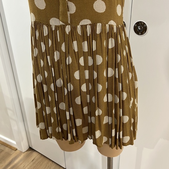 Cute Minkpink Mustard Spot Dress Size 8 - Picture 3 of 3